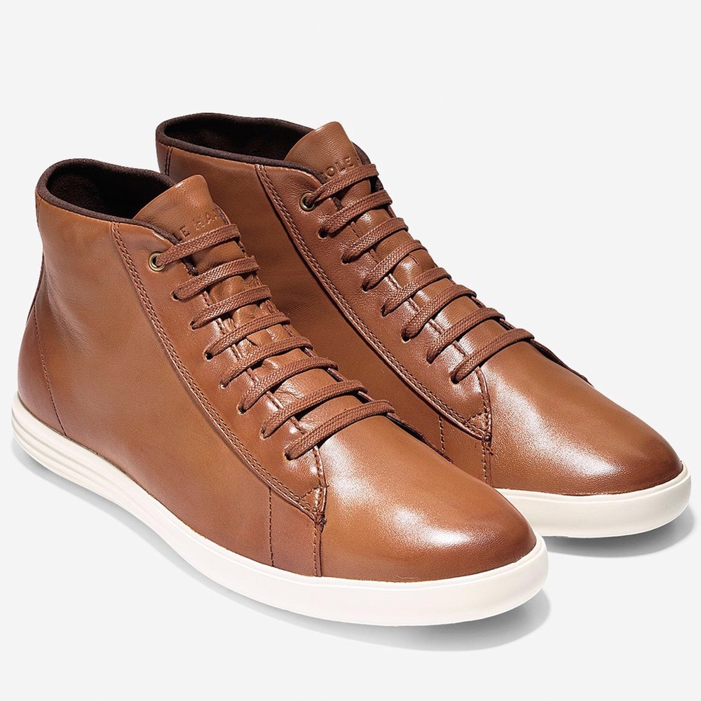 🎉HP🎉Cole Haan Crosscourt Hightop Leather Sneaker